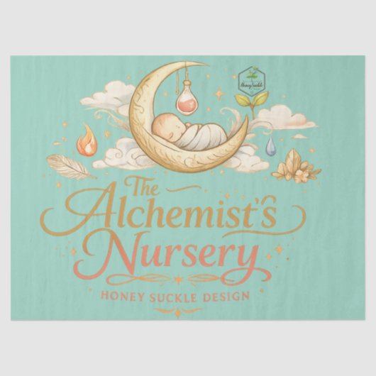 Alchemistenkinderzimmer Seidenpapier (Vorderseite)