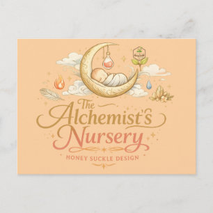 Alchemistens Kinderzimmer Feiertagspostkarte