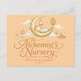 Alchemistens Kinderzimmer Feiertagspostkarte