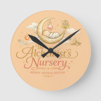 Alchemistens Kinderzimmer Runde Wanduhr