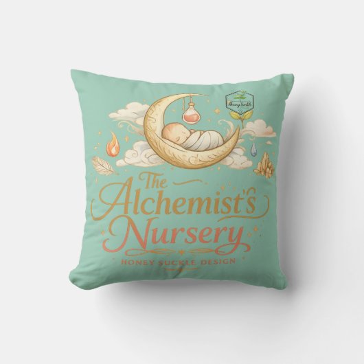 Alchemistisches Kinderzimmer Kissen (Vorderseite)