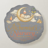 Alchemist's Nursery Rundes Kissen (Rückseite)