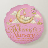 Alchemist's Nursery Rundes Kissen (Rückseite)