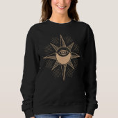 Alchemy Celestial Sun All Seeing Eye Sweatshirt (Vorderseite)