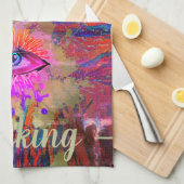 Alchemy Cooking Eye, Mount, Rose im Himmel Geschirrtuch (Viertel Falte)