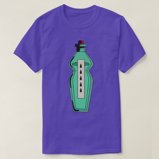 Alchemy Curvy Flasche T-Shirt (Design vorne)