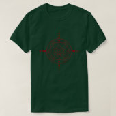 Alchemy Design 9 Rot und Weiß T-Shirt (Design vorne)