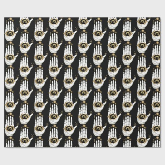 Alchemy Hand of Mystery Pattern Geschenkpapier (Flach)