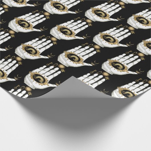 Alchemy Hand of Mystery Pattern Geschenkpapier (Ecke)