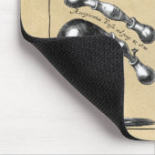 Alchemy Laboratory Beakers and Tools Mousepad (Ecke)