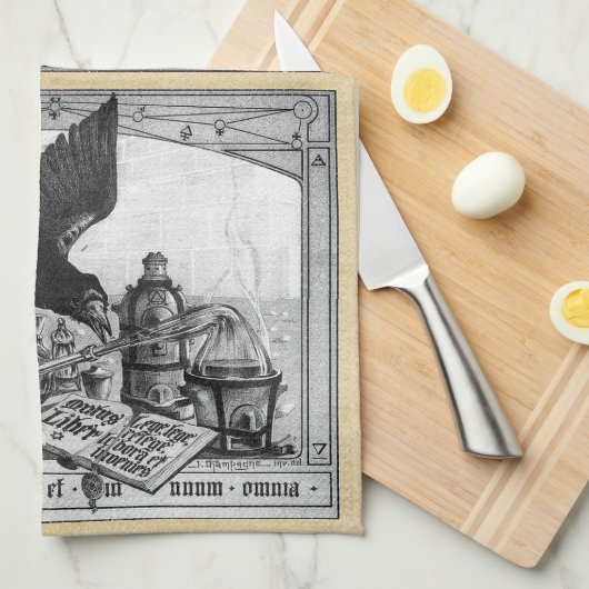 Alchemy Laboratory Geschirrtuch (Viertel Falte)