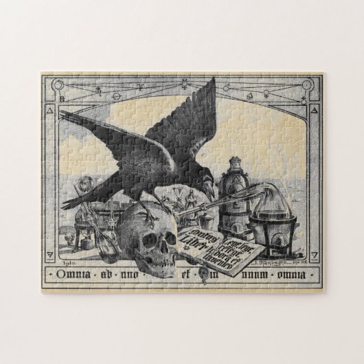 Alchemy Laboratory im Mittelalter Puzzle (Horizontal)