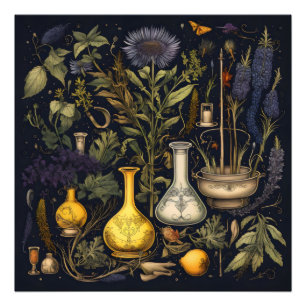 Alchemy Magic Herbs Fotodruck