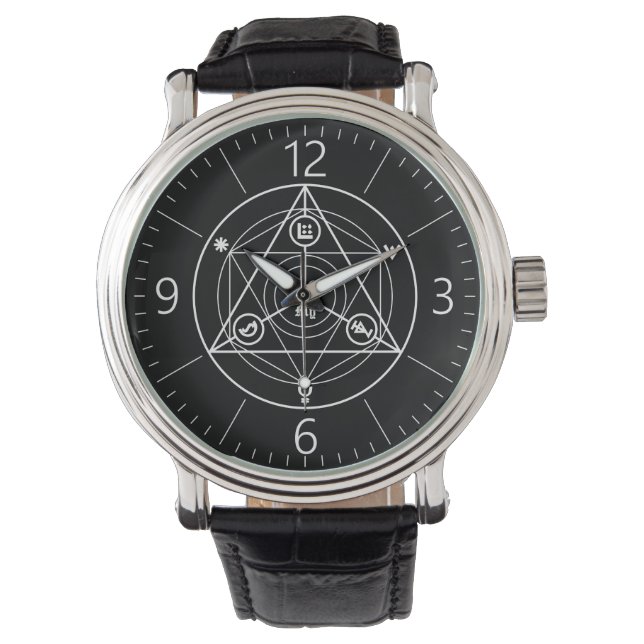 Alchemy Manifesto Armbanduhr (Vorderseite)