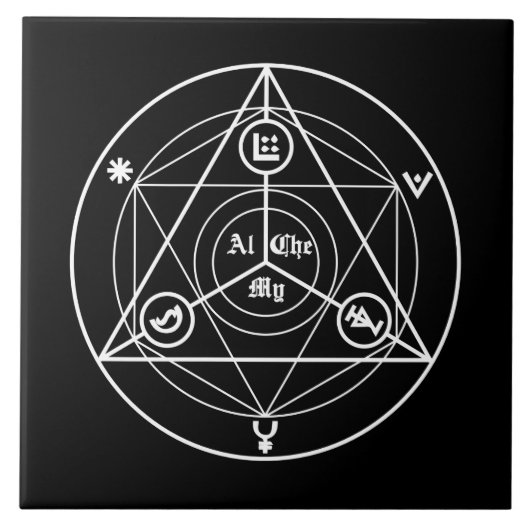 Alchemy Manifesto Fliese (Vorderseite)
