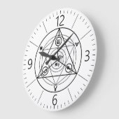 Alchemy Manifesto Große Wanduhr (Winkel)