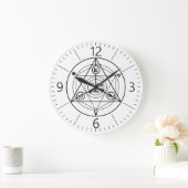 Alchemy Manifesto Große Wanduhr (Zuhause)