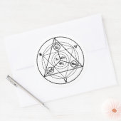 Alchemy Manifesto Runder Aufkleber (Umschlag)