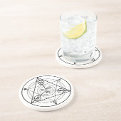 Alchemy Manifesto Sandstein Untersetzer (Seite)