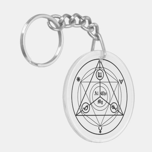 Alchemy Manifesto Schlüsselanhänger (Vorderseite links)