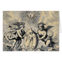 Alchemy Mercurius Egg Mitteilungskarten