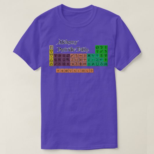 Alchemy Periodic Table T-Shirt (Design vorne)