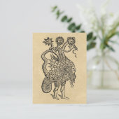 Alchemy Serpent Symbol Postkarte (Stehend Vorderseite)