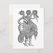 Alchemy Serpent Symbol Postkarte (Vorne/Hinten)