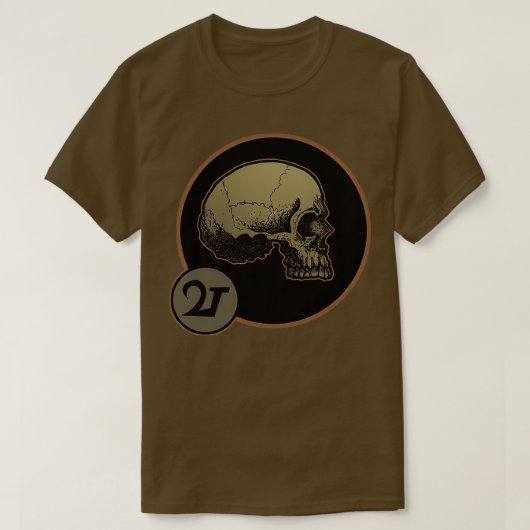 Alchemy Skull Farbe T-Shirt (Design vorne)