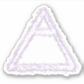 Alchemy-Symbol für Breezy Air Element Custom Aufkleber (Vorderseite)