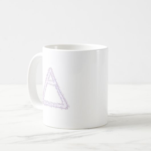 Alchemy-Symbol für Breezy Air Element Kaffeetasse (Vorderseite Links)