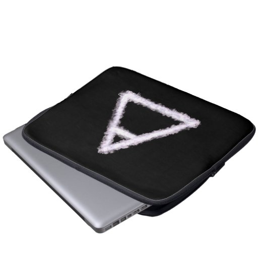 Alchemy-Symbol für Breezy Air Element Laptopschutzhülle (Vorne Knopf)