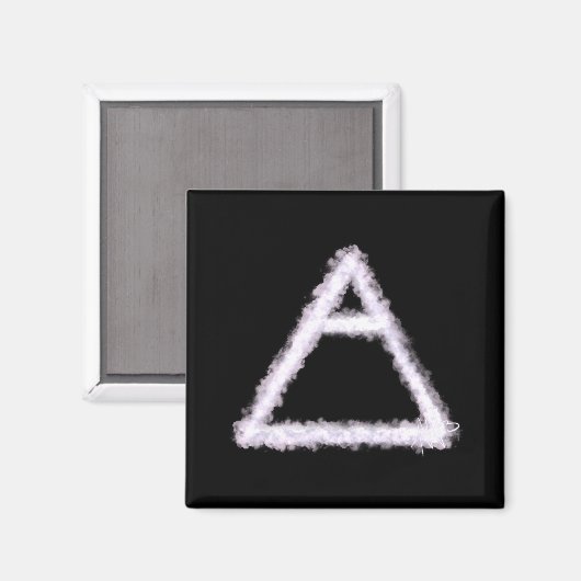 Alchemy-Symbol für Breezy Air Element Magnet (Vorderseite/Rückseite)