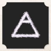 Alchemy-Symbol für Breezy Air Element Untersetzer (Vorderseite)