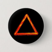 Alchemy-Symbol für das Blazing-Feuerelement Button (Vorderseite)