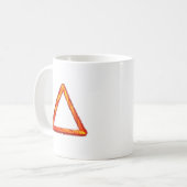 Alchemy-Symbol für das Blazing-Feuerelement Kaffeetasse (Vorderseite Links)