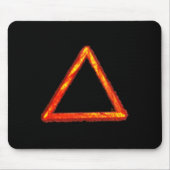 Alchemy-Symbol für das Blazing-Feuerelement Mousepad (Vorne)