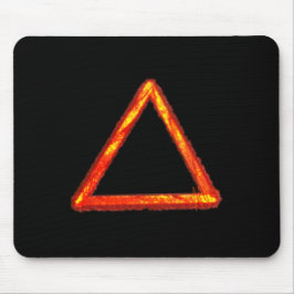 Alchemy-Symbol für das Blazing-Feuerelement Mousepad