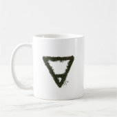 Alchemy-Symbol für Rocky Earth-Element Kaffeetasse (Links)