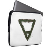 Alchemy-Symbol für Rocky Earth-Element Laptopschutzhülle (Vorne Rechts)