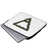 Alchemy-Symbol für Rocky Earth-Element Laptopschutzhülle (Vorne Knopf)