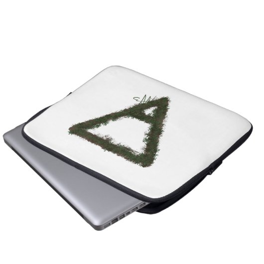 Alchemy-Symbol für Rocky Earth-Element Laptopschutzhülle (Vorne Knopf)