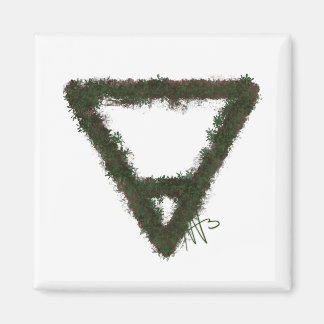 Alchemy-Symbol für Rocky Earth-Element Magnet