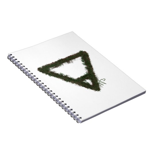 Alchemy-Symbol für Rocky Earth-Element Notizblock (Rechte Seite)