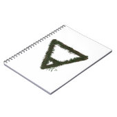 Alchemy-Symbol für Rocky Earth-Element Notizblock (Linke Seite)