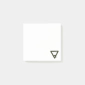 Alchemy-Symbol für Rocky Earth-Element Post-it Klebezettel (Vorderseite)