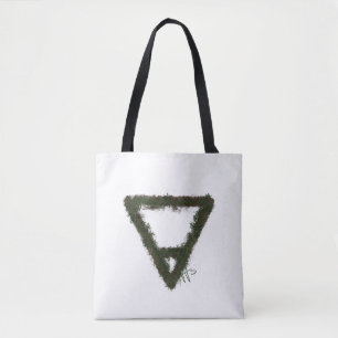 Alchemy-Symbol für Rocky Earth-Element Tasche