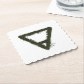 Alchemy-Symbol für Rocky Earth-Element Untersetzer (angewinkelt)