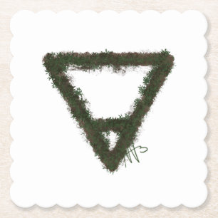 Alchemy-Symbol für Rocky Earth-Element Untersetzer