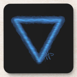 Alchemy-Symbol für Wavy Water Element Getränkeuntersetzer